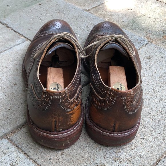 Allen Edmonds Strandmok Brogue Leather Dress Shoes - Picture 9 of 16